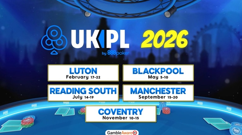 888poker LIVE UKPL paradas del 2026