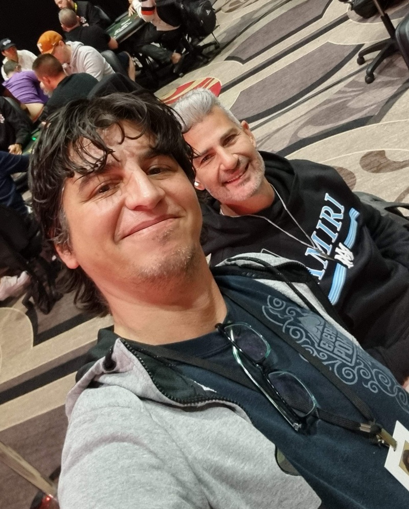 Fernando Gatto y Nacho Barbero en la wsop las vegas