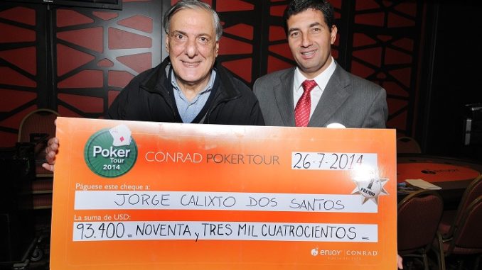 Jorge Calixto Dos Santos, ganador de USD 93.400 (4)
