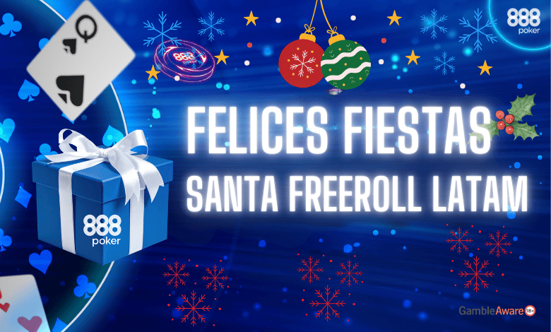 SANTA FREEROLL LATAM $400 888poker gratis