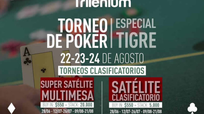 tigre agosto 2017 poker