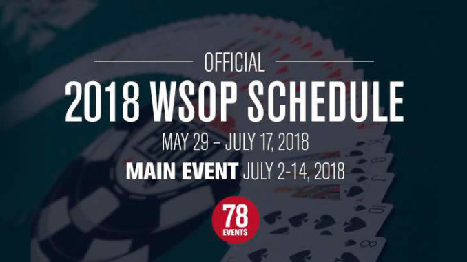 wsop 2018