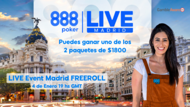 888poker Madrid Live Event FREEROLL y ganá vacaciones poker
