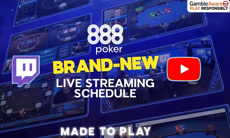 888poker lanza un nuevo calendario de transmisión para 2026