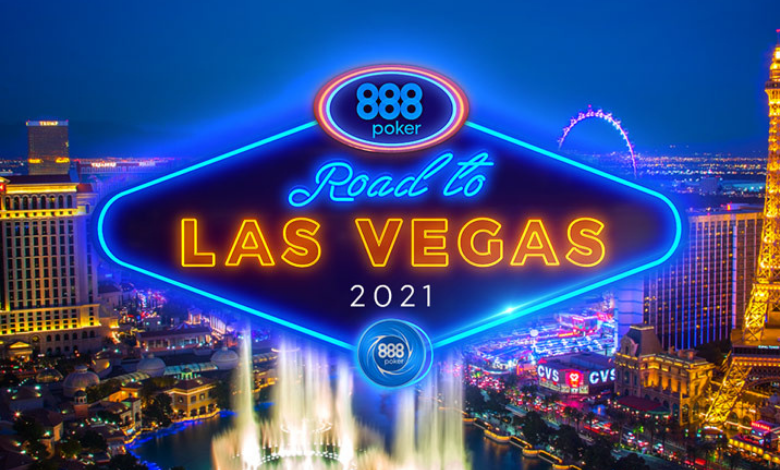 Con 888poker podés ganar paquetes de u$s 13.000 para Las Vegas 2021 888poker Las Vegas 2021