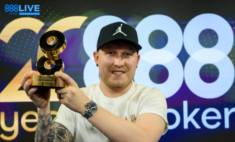 ¡El 888poker LIVE Barcelona 2022 concluyó con 12 días de puro poker! 888poker live barcelona Sandro Hauser