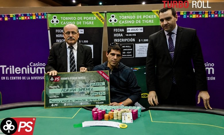Adrián Jimenez se quedó con el Turbo Roll del Día del Amigo en el Trilenium