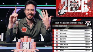 Adrian Mateos sexto brazalete de oro WSOP