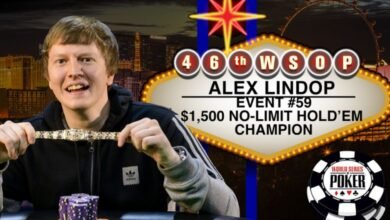Alex Lindop Evento #59 WSOP