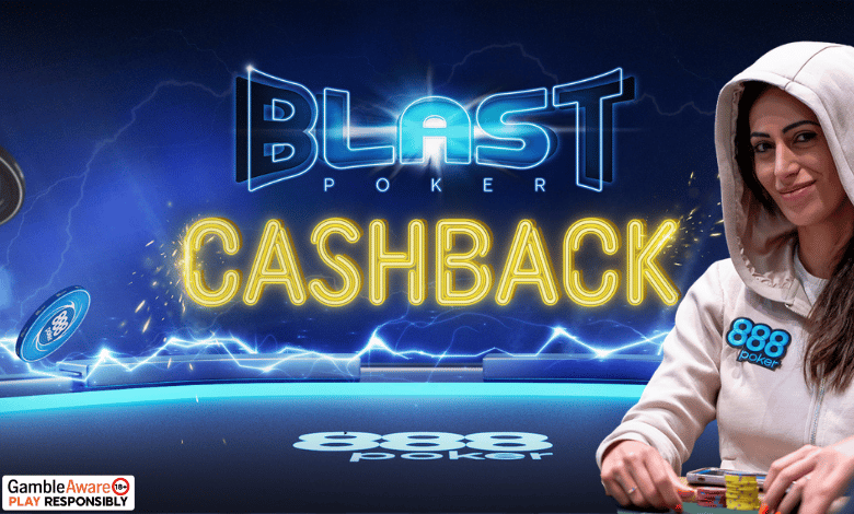 BLAST Cashback 50% 888poker