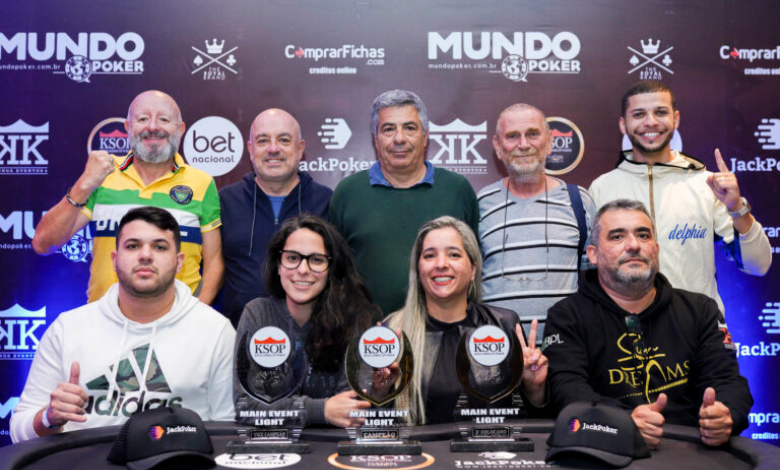 KSOP Río: Benedicto y Castaing finalistas del Main Event Light