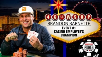 Brandon Barnette se llevó el primer evento de la WSOP 2015
