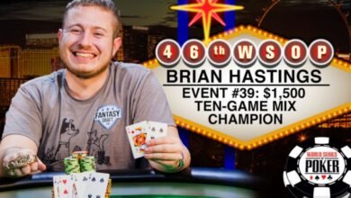 Brian Hastings Evento #39 WSOP