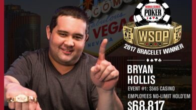 Bryan Hollis Evento #1 WSOP 2017