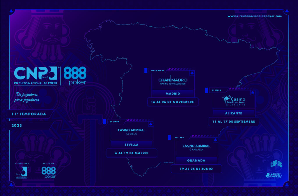 CNP888 2023 cronograma poker españa