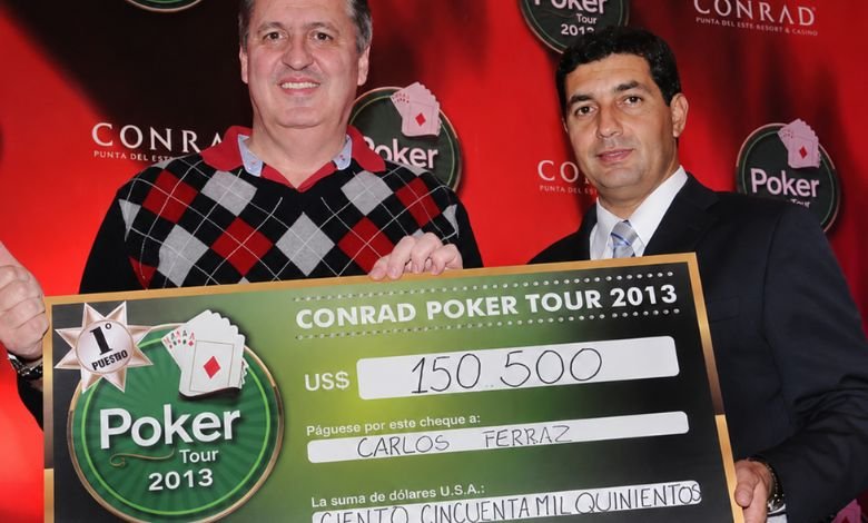 Carlos Ferraz se lleva la 13° fecha del Conrad Poker Tour 2013
