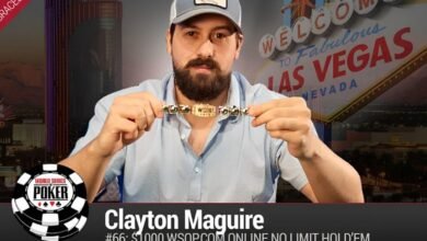 Clayton Maguire Evento #66 Online WSOP