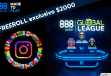 Cómo ganar FREEROLL exclusivo de $2000 para tu país en 888Poker