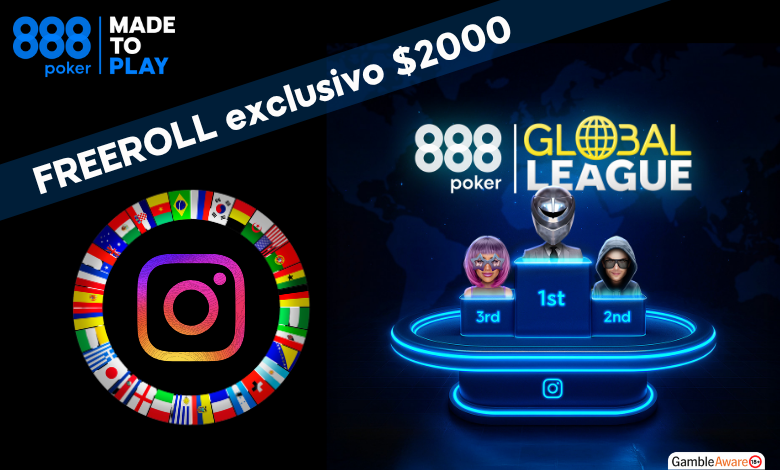 Cómo ganar FREEROLL exclusivo de $2000 para tu país en 888Poker