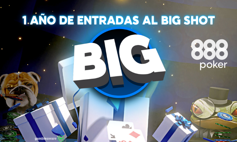 Ganá un año de entradas al Sunday Big Shot de 888poker Sunday Big Shot