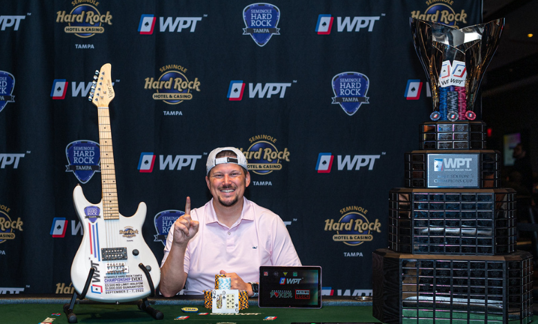 Corey Wade fue el vencedor del WPT Seminole Hard Rock Tampa