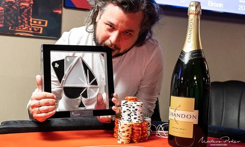 Cristian Vilches campeón del Super High Roller Black 80K