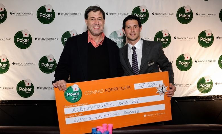 Daniel Augustower resultó ganador de la 5ta fecha del Conrad Poker Tour 2014
