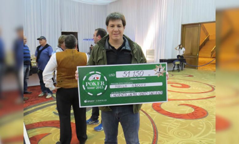 Marcelo Albojer se quedó con la 11º fecha del Conrad Poker Tour