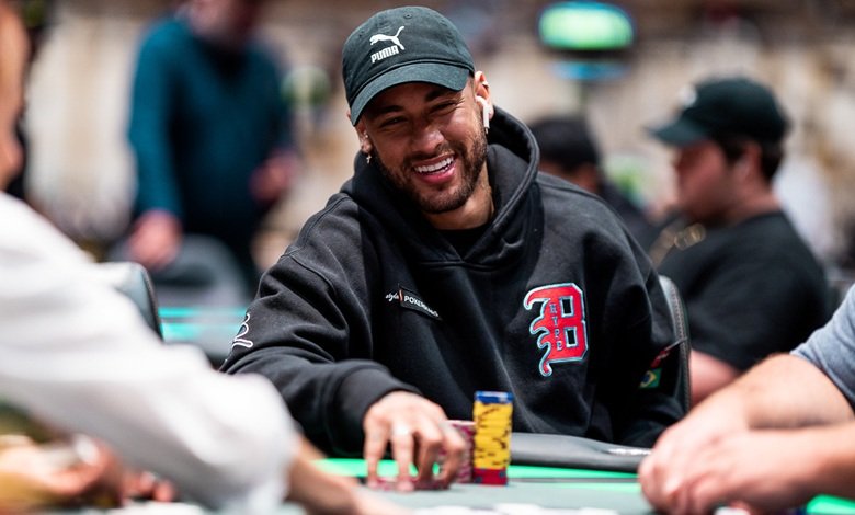 El futbolista Neymar logró su primer cobro en la WSOP