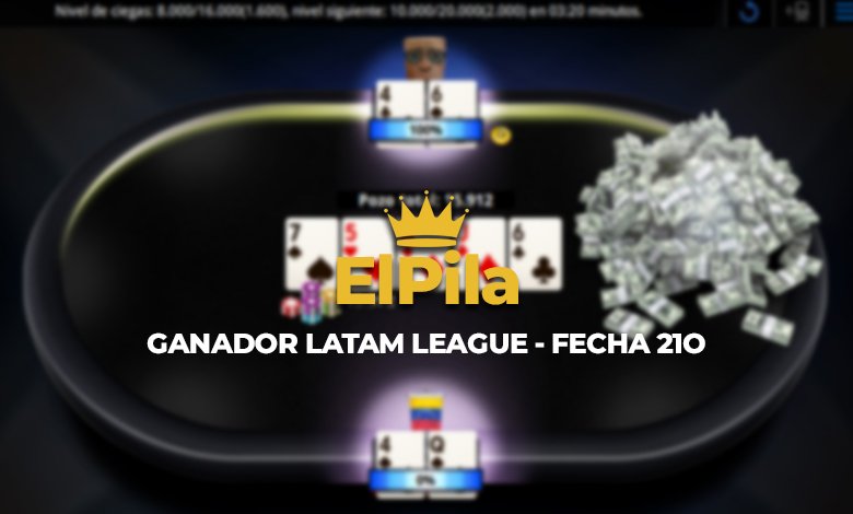 «ElPila» es el ganador de la fecha 21O de LATAM League fecha 21O