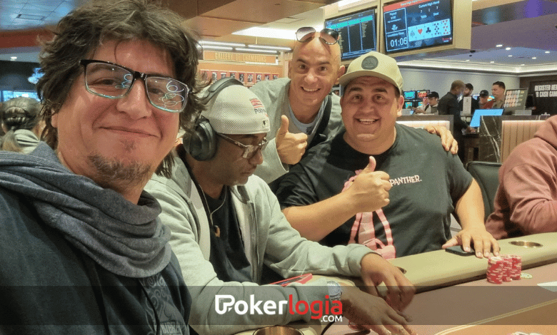 Fernando Gatto Patricio Alvarez y hermano Poker Room HorseShoe