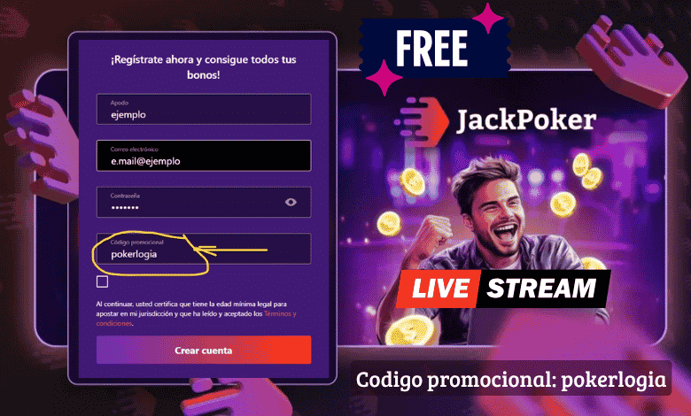 Freeroll y Stream exclusivo en JackPoker gratis