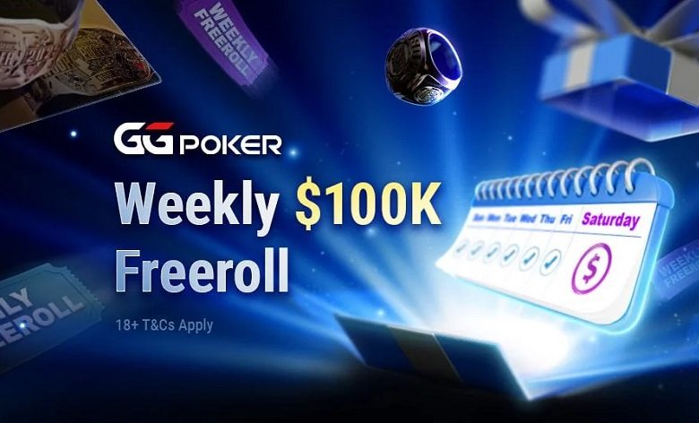 GGPoker presenta un nuevo Freeroll semanal de $100.000 GGPoker presenta un nuevo Freeroll semanal de $100 000 que comenzará el 18 de octubre