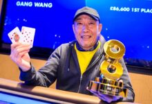 Gang Wang campeón del Main Event del 888poker Live London 2025