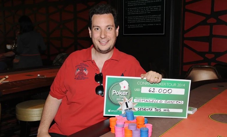 Gastón Tomasello se llevó la 13ª fecha del Conrad Poker Tour
