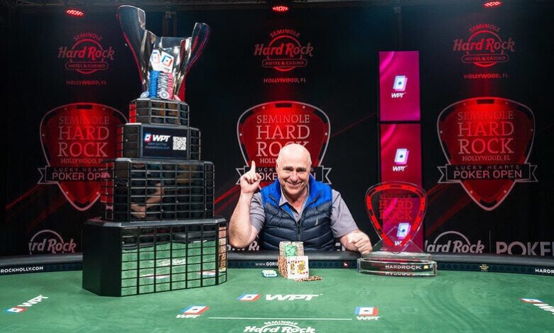 Giuseppe Iadisernia ganador WPT Seminole Lucky Hearts Poker Open Championship 2026