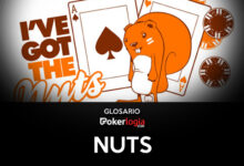 Ardilla con un as de pica y un as de corazones de fondo con la leyenda "I've got the nuts"