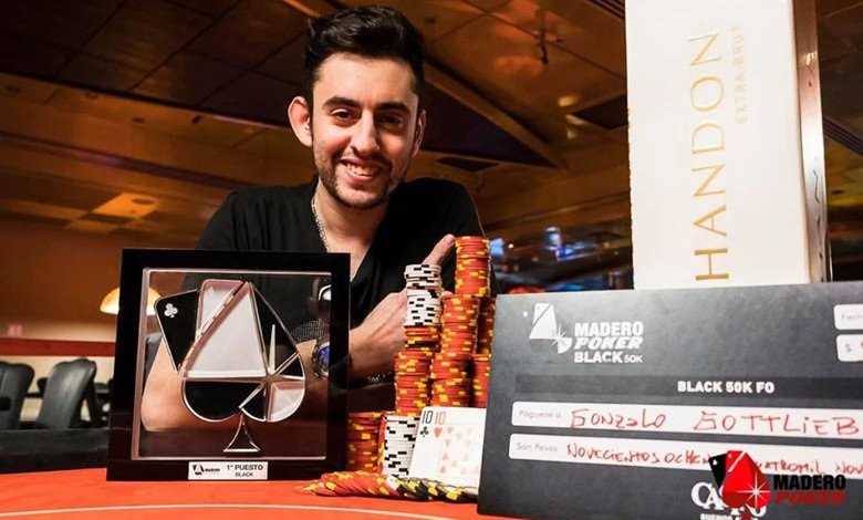 Gonzalo Gottlieb se quedó con la Madero Poker Black 50K
