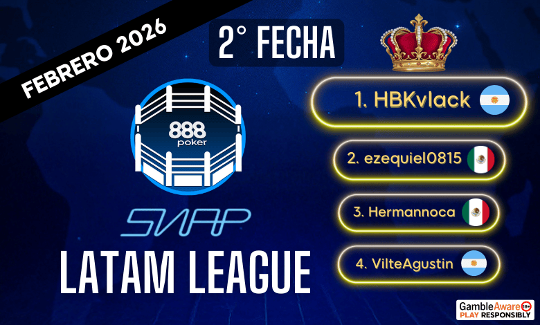 HBKvlack campeón 888poker latam league