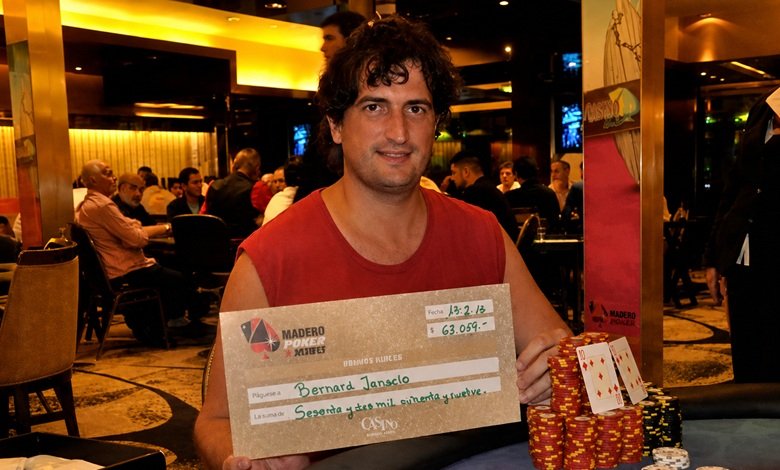 Ignacio Bernard se llevó el Bounty de Febrero de Madero Poker