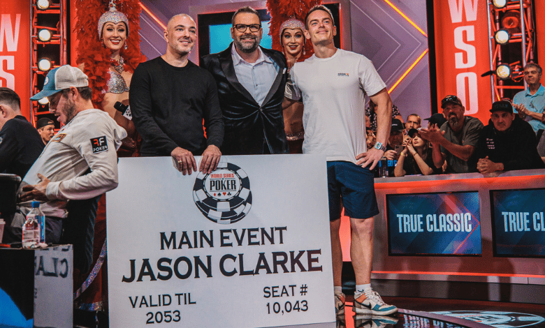 Jason Clarke de Canadá, ganador del “Main Event for Life”.