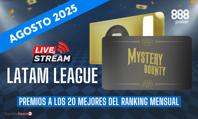 LATAM LEAGUE AGOSTO 2025 888POKER