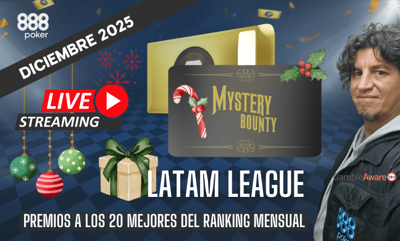 LATAM LEAGUE de DICIEMBRE 2025 presentada por 888Poker