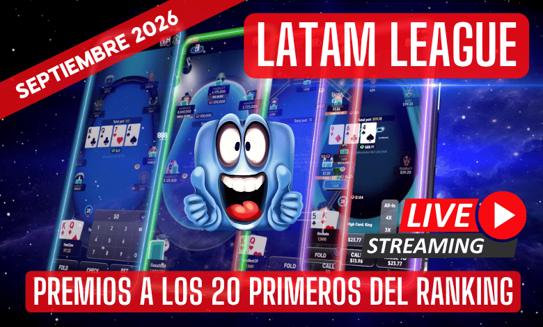 LATAM LEAGUE de SEPTIEMBRE 2026 888POKER