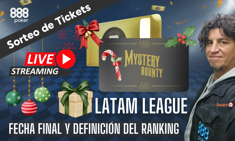 LATAM LEAGUE de diciembre 2025 STREAM 888poker