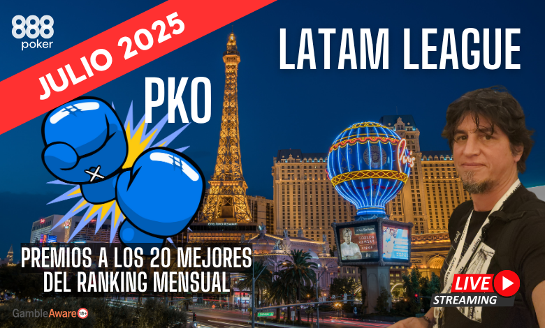 LATAM LEAGUE julio 2025 PKO stream sorteos