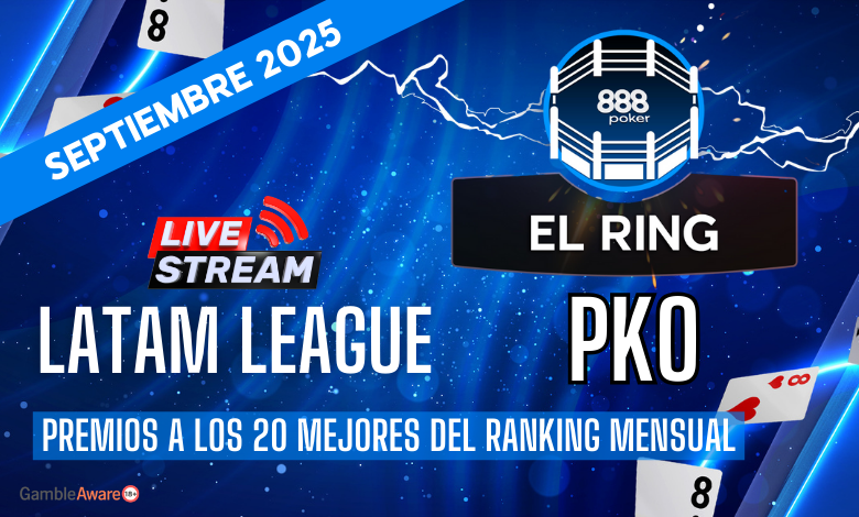 Latam League septiembre 2025 888poker