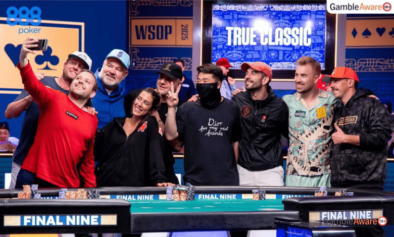 Leo Margets en la mesa final del Main Event 2025