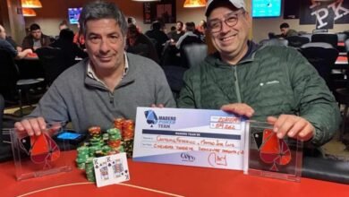 Los amigos Castaing y Manso se llevaron la Madero Poker Team