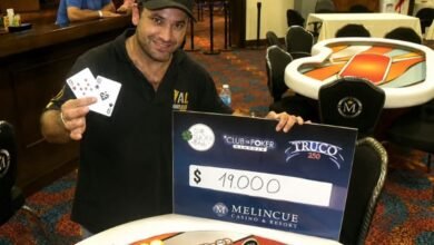 Milton Lodato triunfó en el último Bubble Poker Place de Melincué
